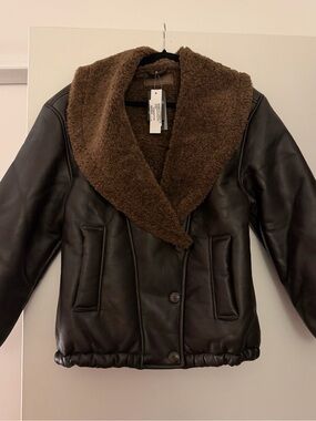 NWT BLANKNYC Icon Status Faux Leather Puffer